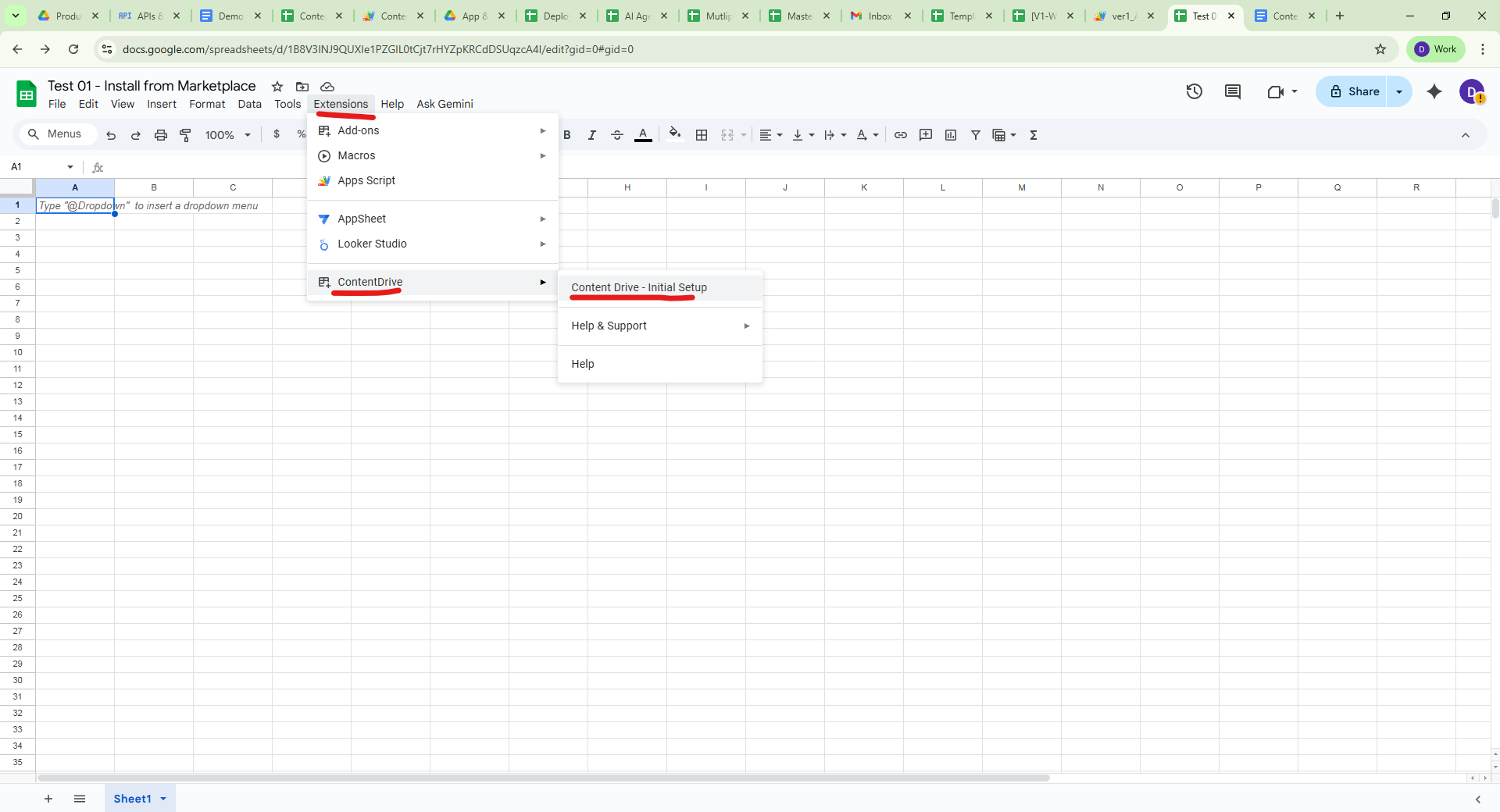 Sidebar registration